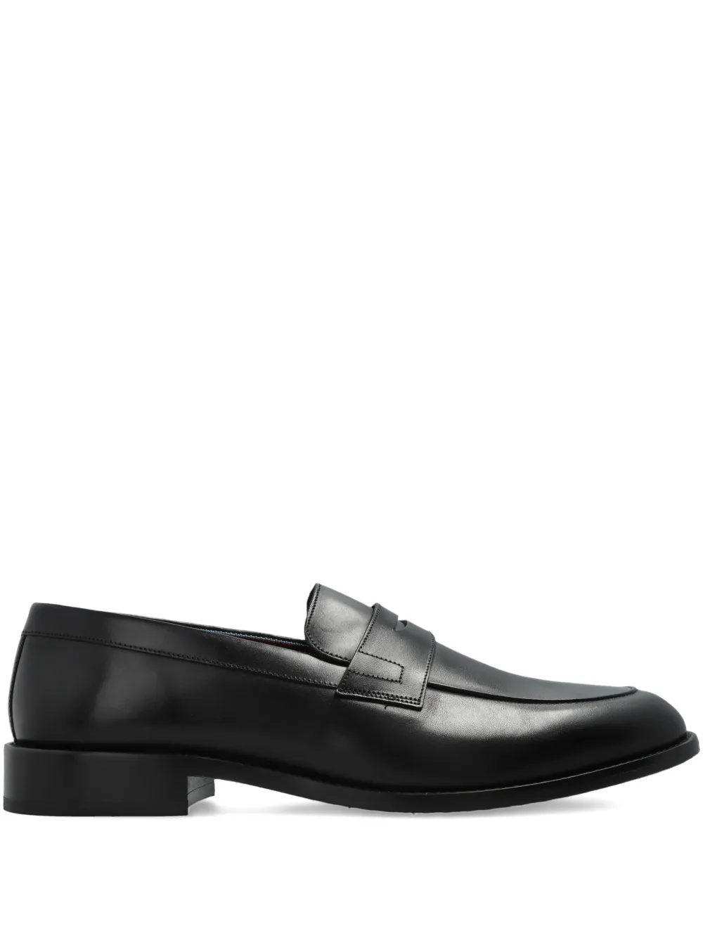 Paul Smith penny leather loafers Zwart