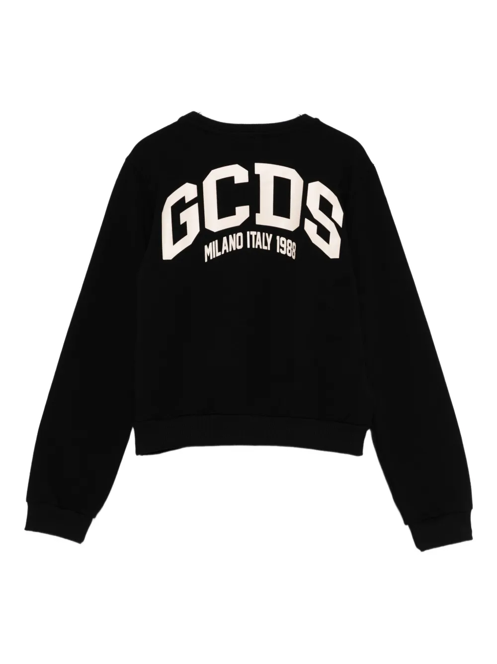 Gcds Kids logo sweatshirt Zwart