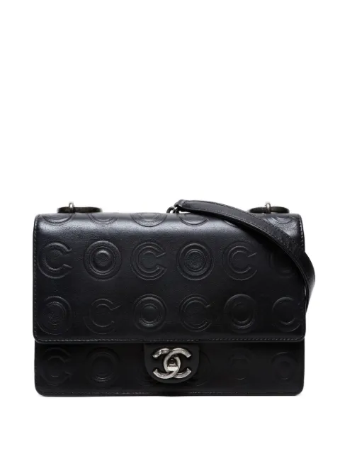 CHANEL Pre-Owned 2019 logo-embossed chain shoulder bag