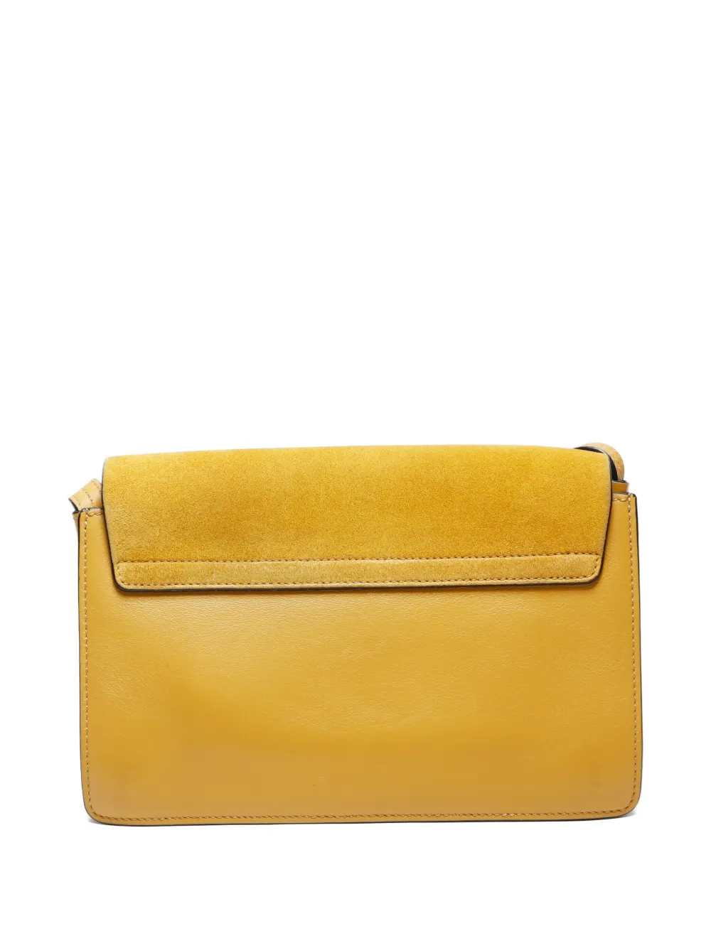Pre-owned Chloé 2010-2020s Leather Shoulder Bag In Yellow