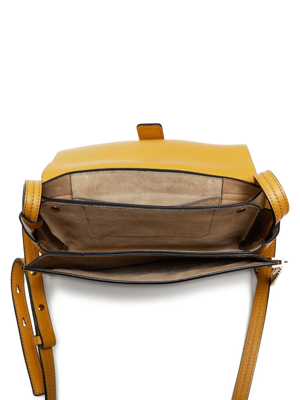 Pre-owned Chloé 2010-2020s Leather Shoulder Bag In Yellow
