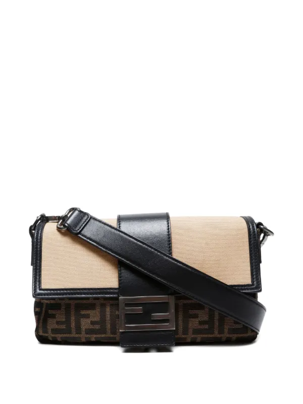 Fendi Pre-Owned 2010-2020s Zucca Mamma Baguette Shoulder Bag
