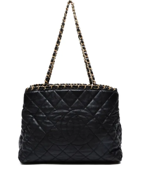 CHANEL Pre-Owned 2012 Chain Me quilted tote bag