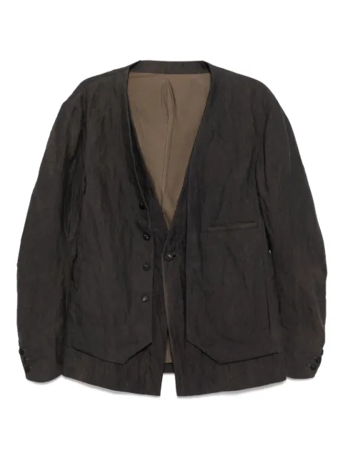 Devoa single-breasted jacket