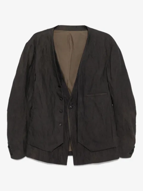 Devoa single-breasted jacket
