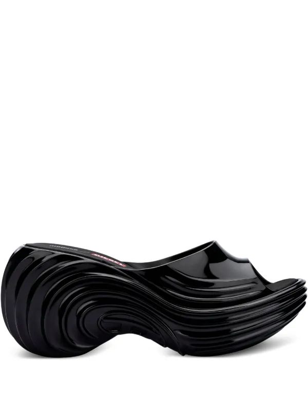 Melissa Quantum Platform + DIESELサンダル　23 Women's Platform mule in Melflex® | Grey | Diesel