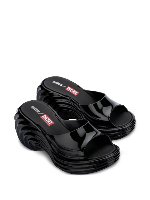 Melissa sandalias Quantum con plataforma de Melissa x Diesel