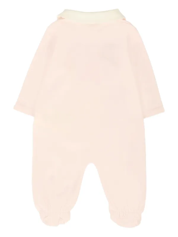 Fendi Kids Conjunto Para Bebê Com Teddy Bear Bordado | Rosa