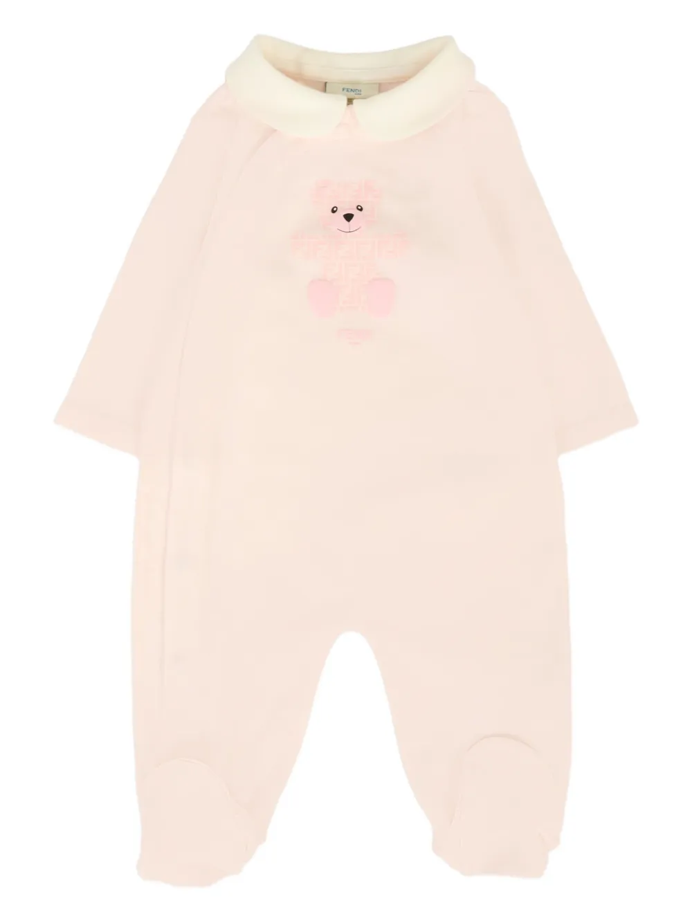 Fendi Kids Babypakje met teddybeerprint Roze