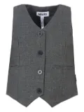 Molo buttoned-up waistcoat - Grey