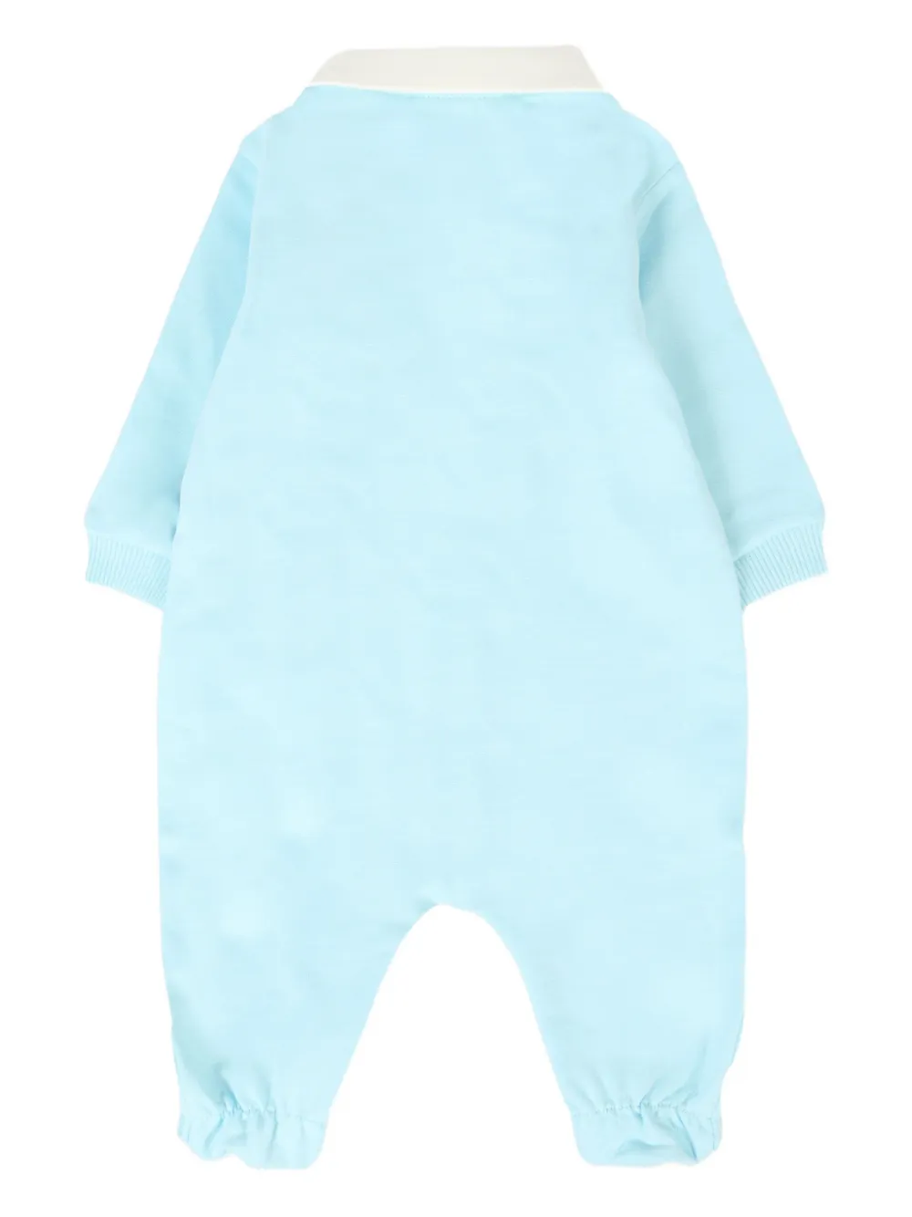 Moschino Kids teddy bear-print romper - Blauw
