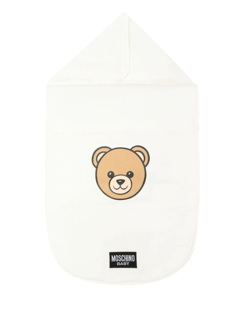 Moschino Kids Slaapzak met teddybeerprint Wit