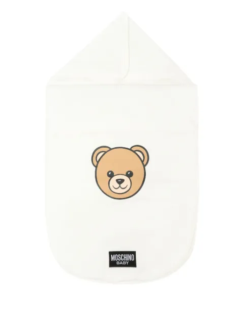Moschino Kids teddy-print sleep bag