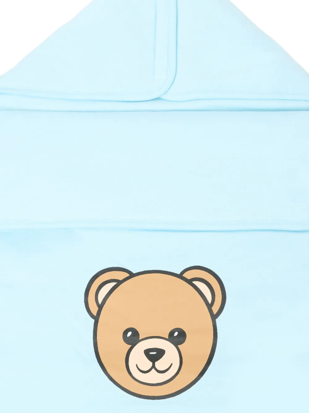 Moschino Kids Slaapzak met teddybeerprint Blauw