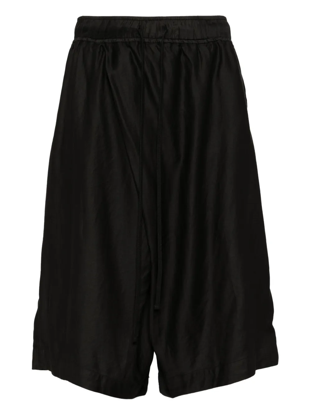 Julius Umbra shorts met verlaagd kruis Zwart