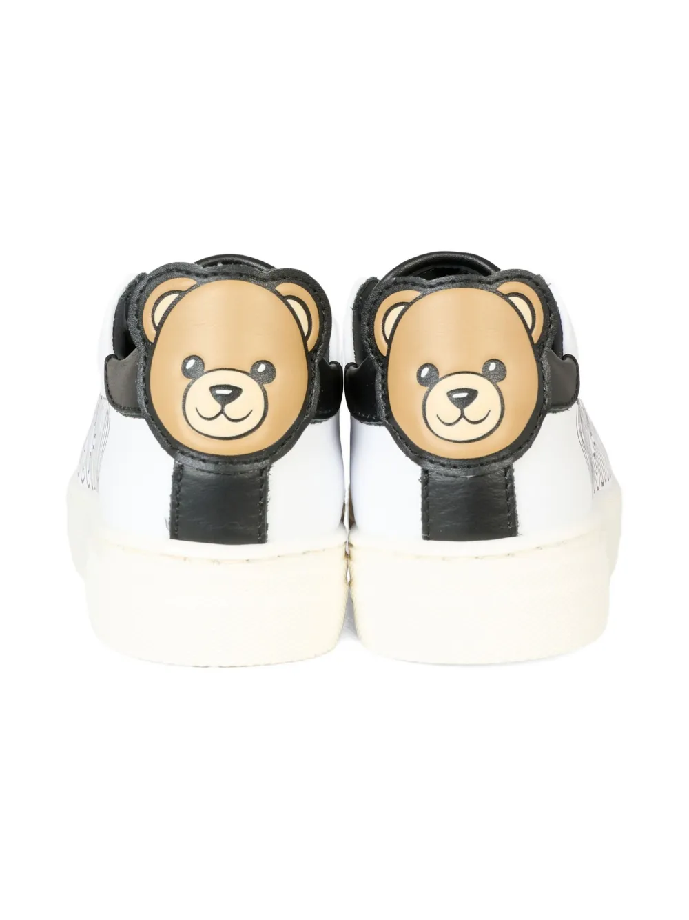 Moschino Kids teddy-print sneakers White