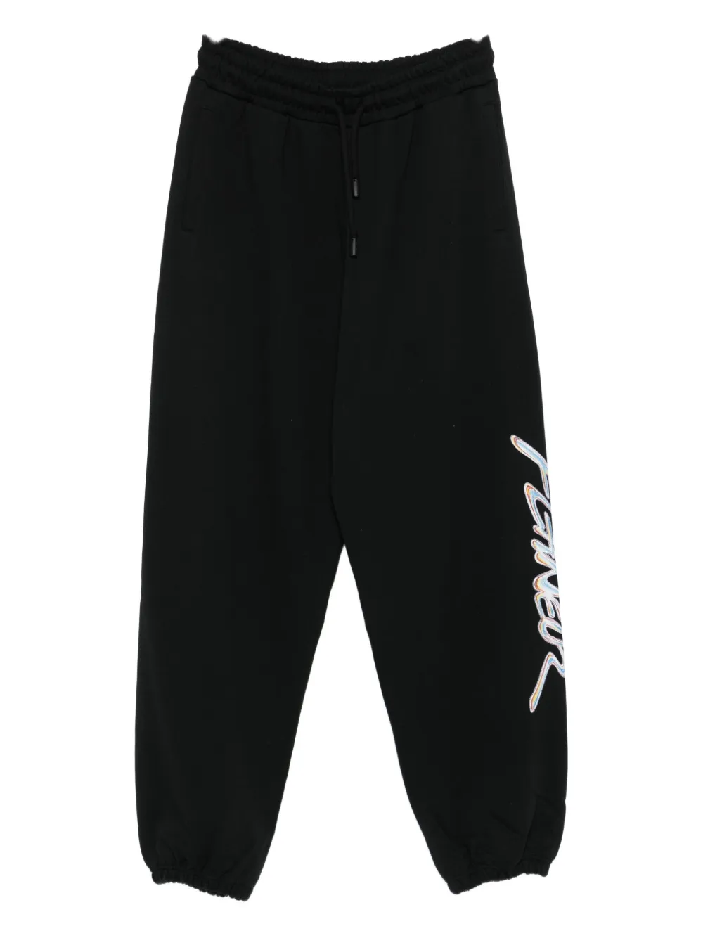 Flâneur Logo-print Track Pants In Black