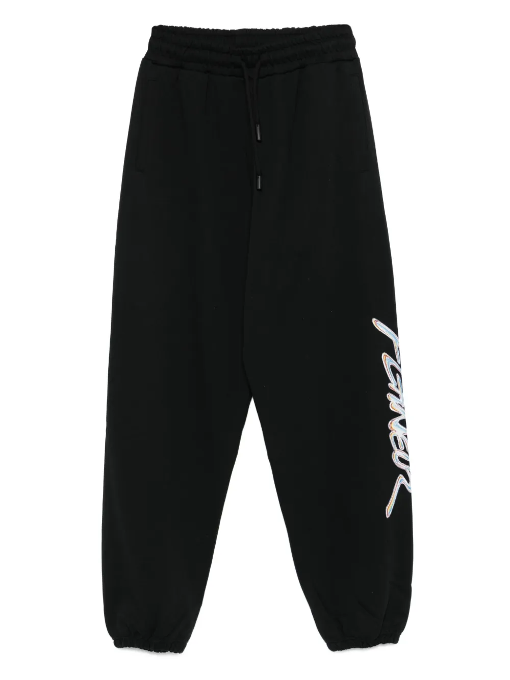 logo-print track pants