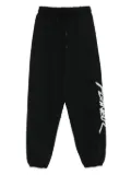 FLÂNEUR logo-print track pants - Black