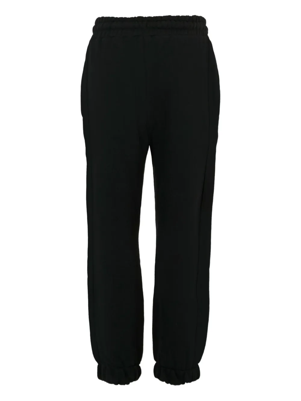 Msgm Drawstring-cuffed Track Pants In Black