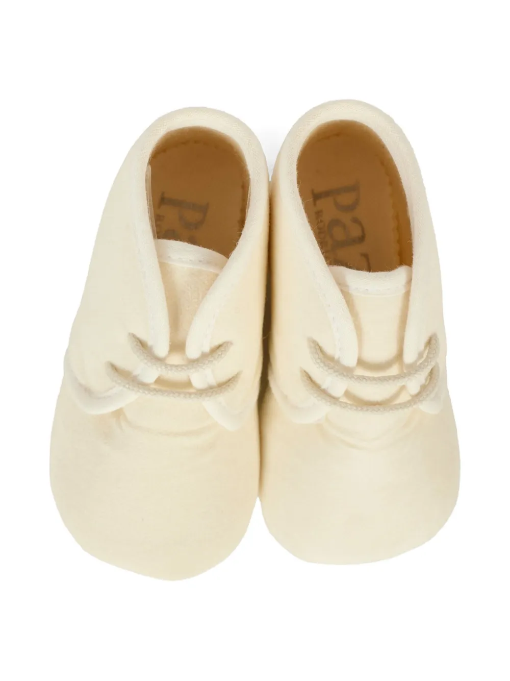 Paz Rodriguez lace-up pre-walkers Neutrals