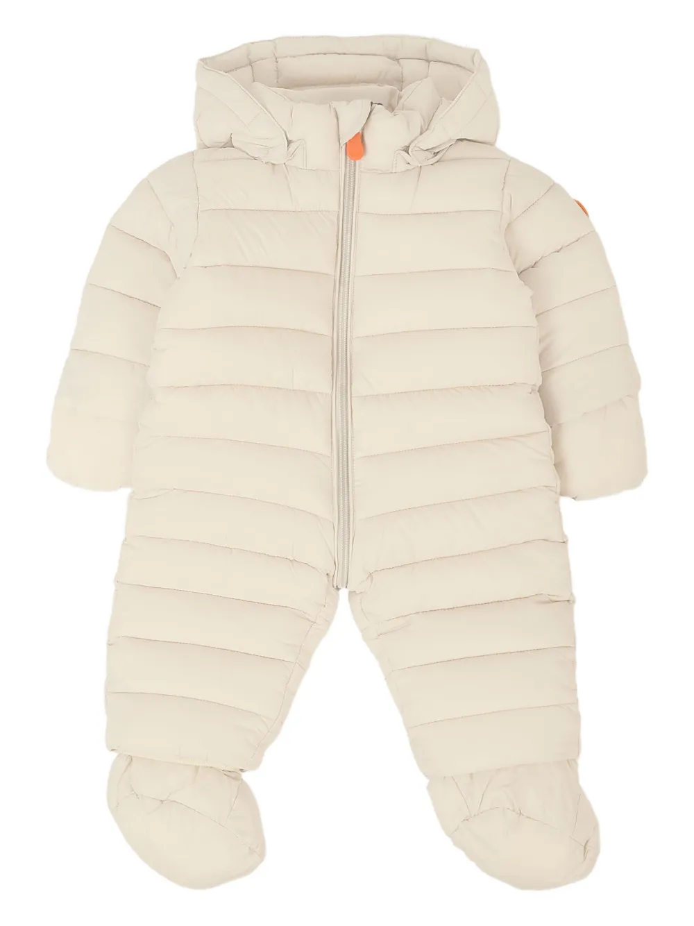 Save The Duck Hooded Quilted Snowsuit In White