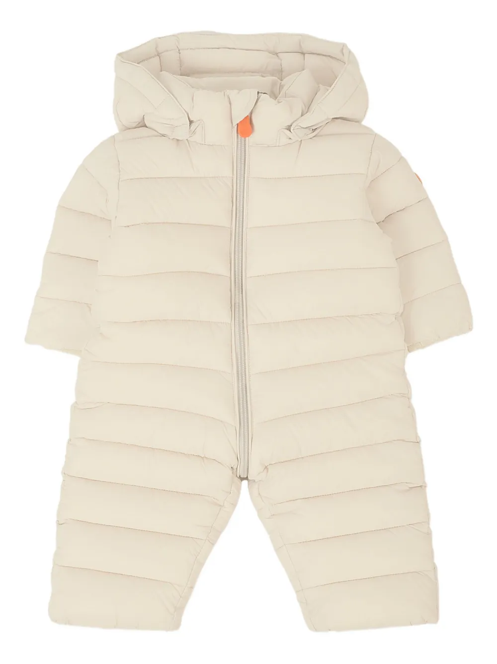 Save The Duck Hooded Quilted Snowsuit In White