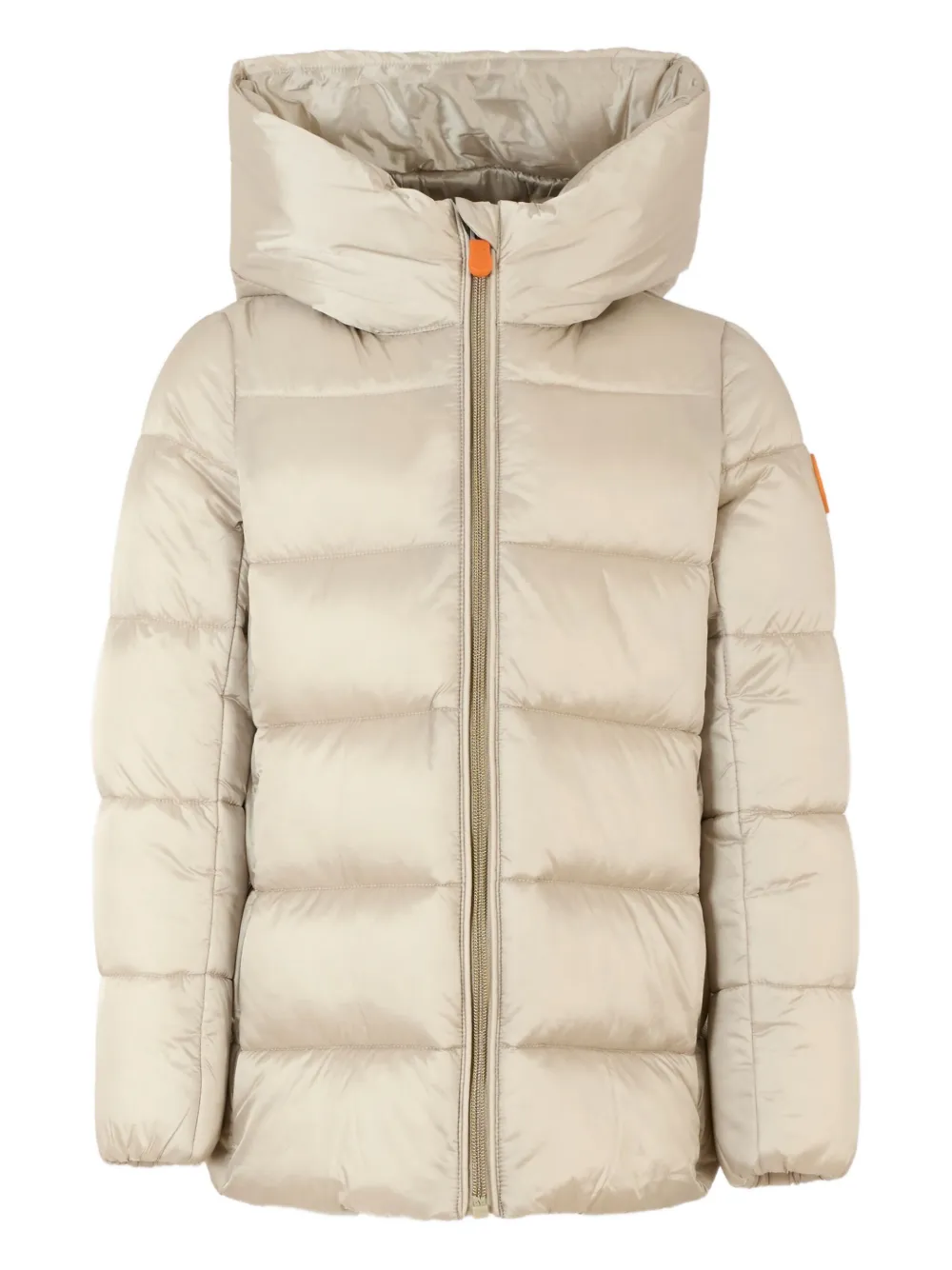 Save The Duck Kids hooded quilted jacket | Neutrals | Image 1