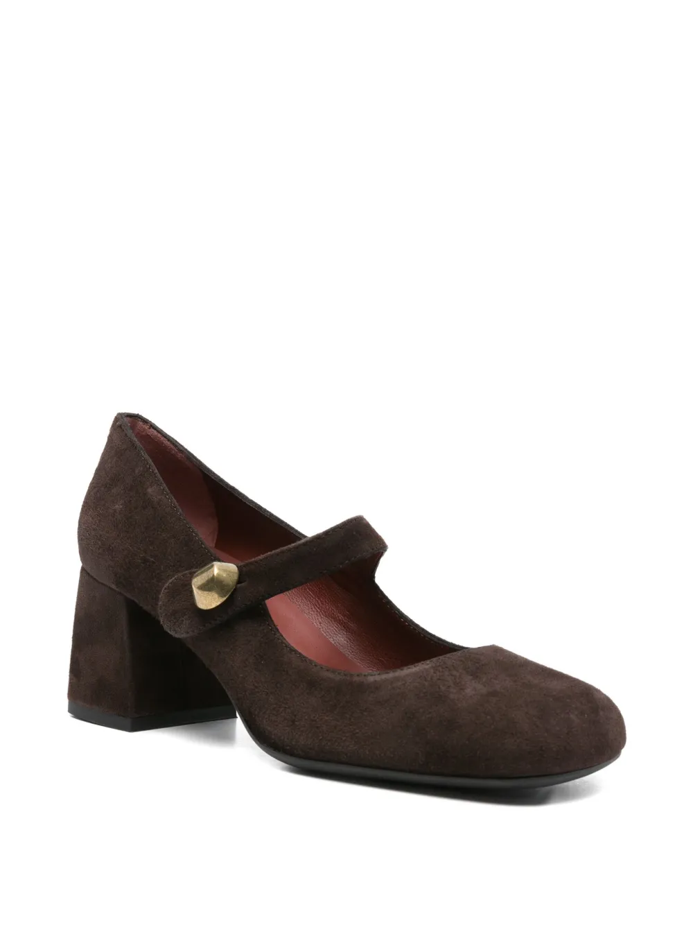 Roberto Festa 55mm block-heel pumps Brown