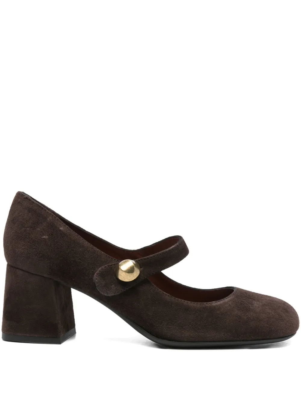 Roberto Festa 55mm block-heel pumps Brown