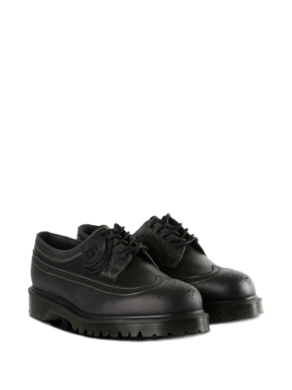 Dr. Martens leather derby shoes Black