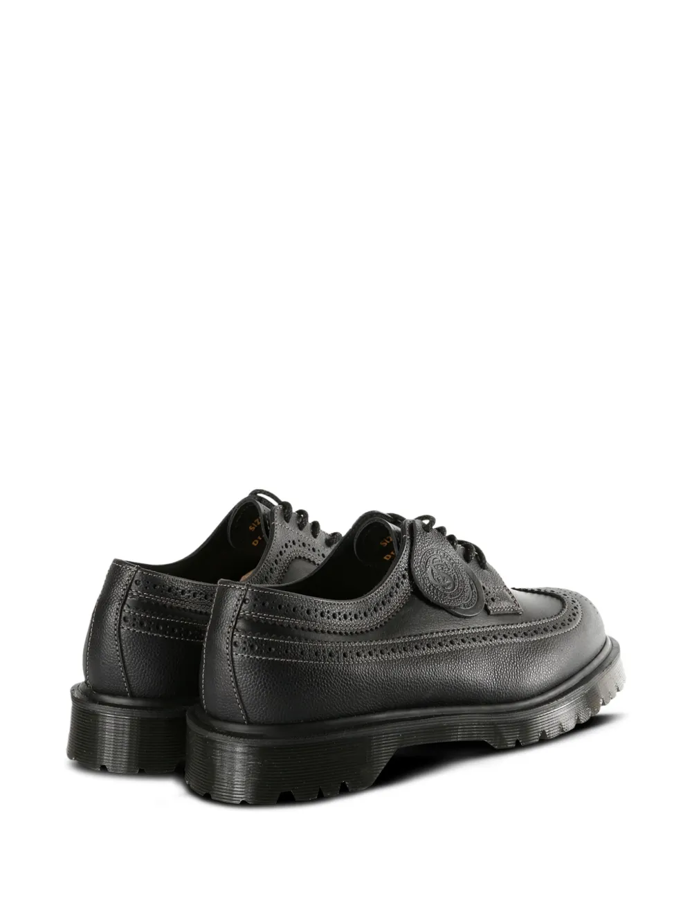 Dr. Martens leather derby shoes Black