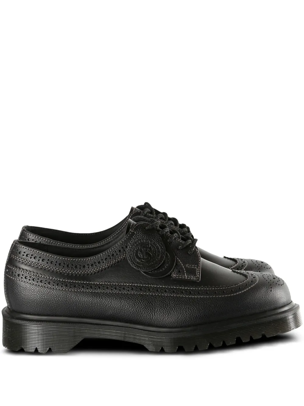 Dr. Martens leather derby shoes Black