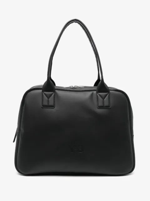Y-3 medium debossed-logo shoulder bag