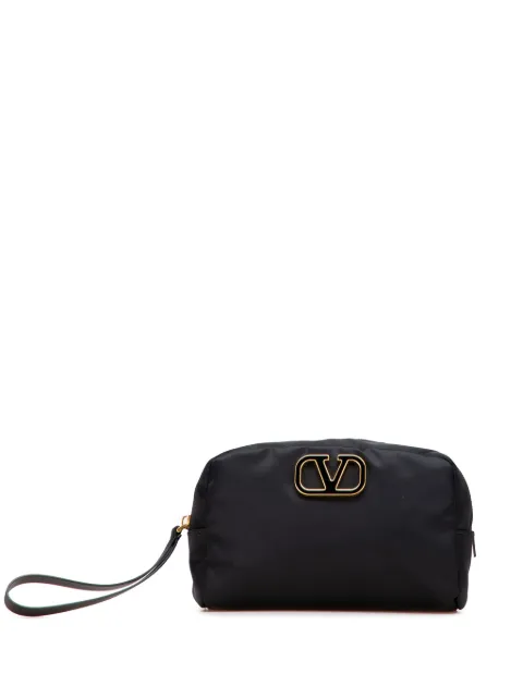 Valentino Garavani Pre-Owned 2018-2025 VLogo Nylon pouch