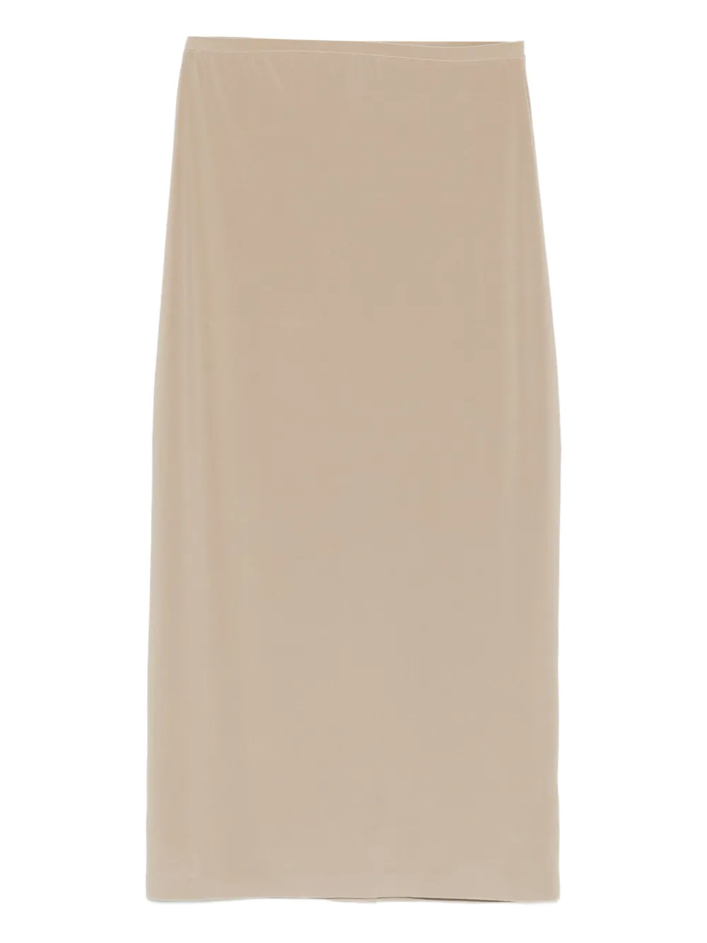 Norma Kamali Straight midi-rok Beige