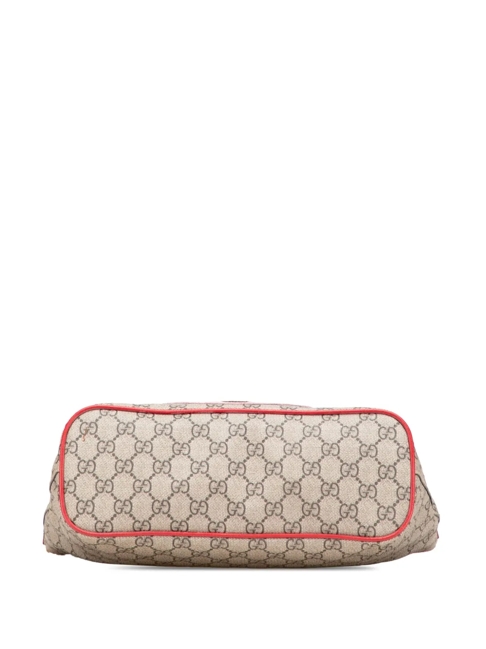 Pre-owned Gucci 2016-2025 Gg Supreme Bosco Satchel In Brown
