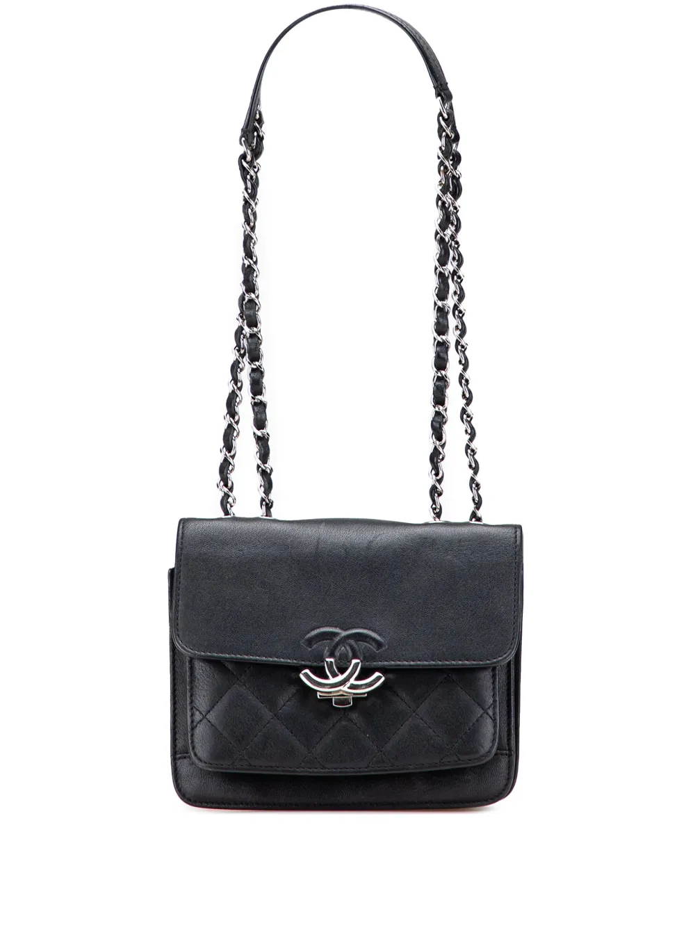 2018 Small Quilted Goatskin CC Box Flap shoulder bag