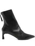 Halmanera pointed-toe zip-detail boots - Black