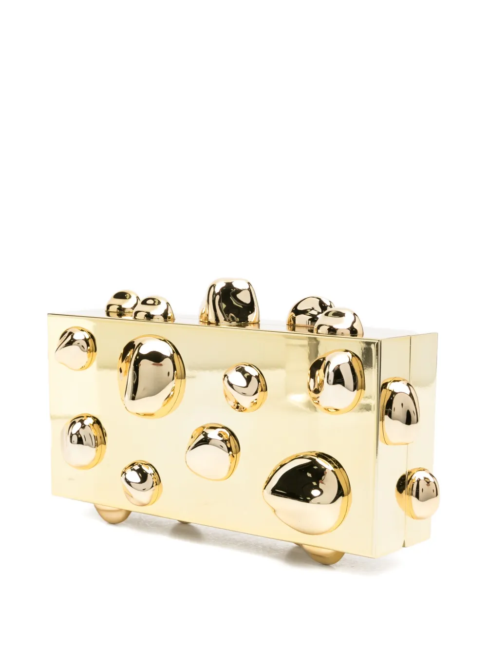 Cult Gaia Orbs clutch verfraaid met studs Goud