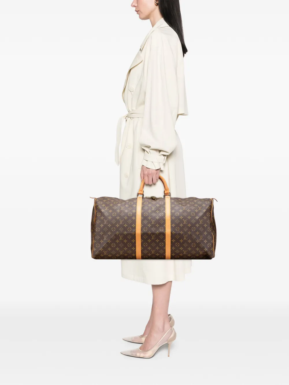 Louis Vuitton Pre-Owned 1985 Monogram Keepall 60 travel bag | Pre-Owned | Image 2