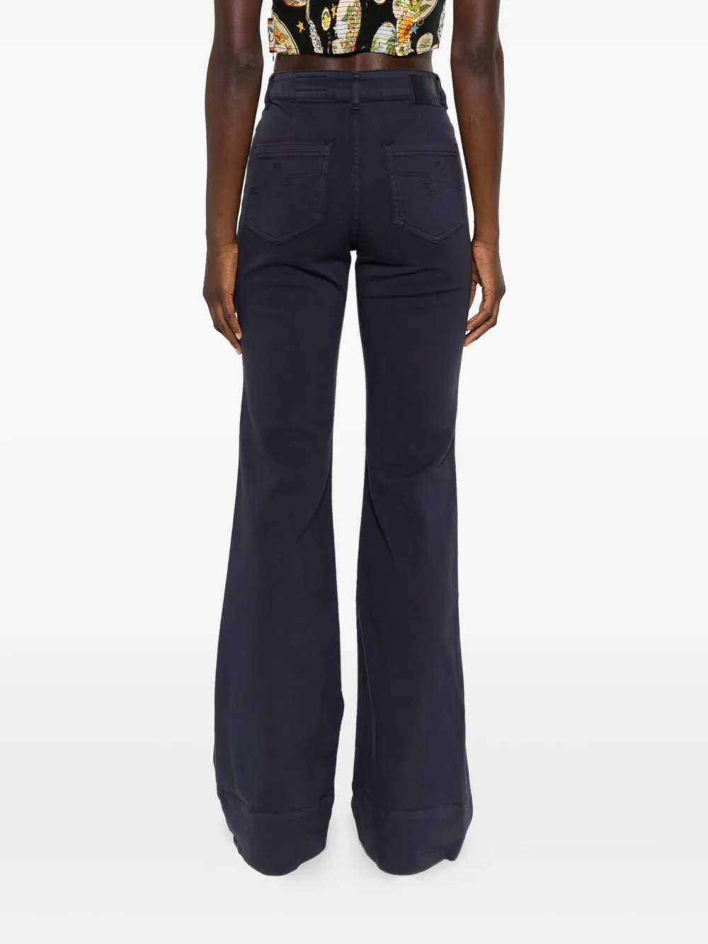 Ag Madi Flared Jeans In Purple