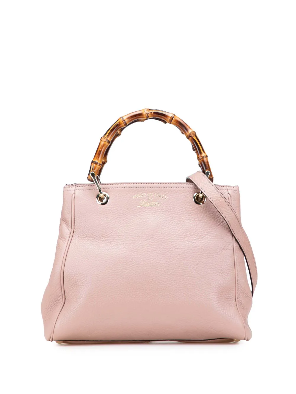 Gucci Pre-Owned 2000-2015 Small Calfskin Bamboo Shopper satchel | Pink | Image 1