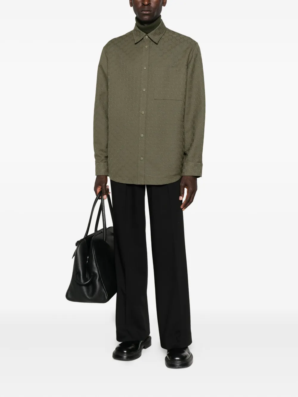 Gucci polo à motif monogrammé embossé | Surchemises | Image 2