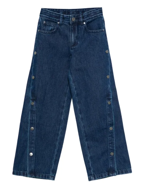 Stella McCartney Kids button-detail five-pocket jeans