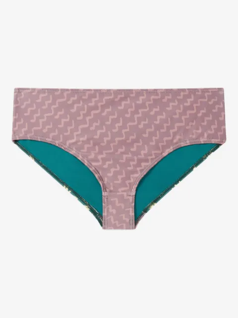 Donde Esteban wave-print reversible bikini bottom