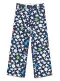 Stella McCartney Kids star-print five-pocket trousers - Blue