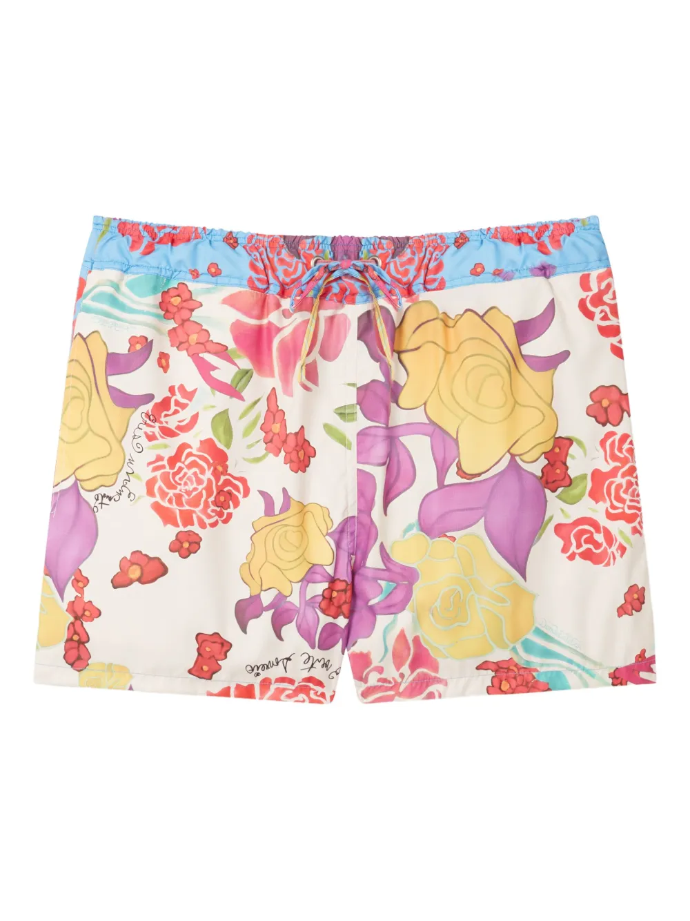 floral print swim shorts