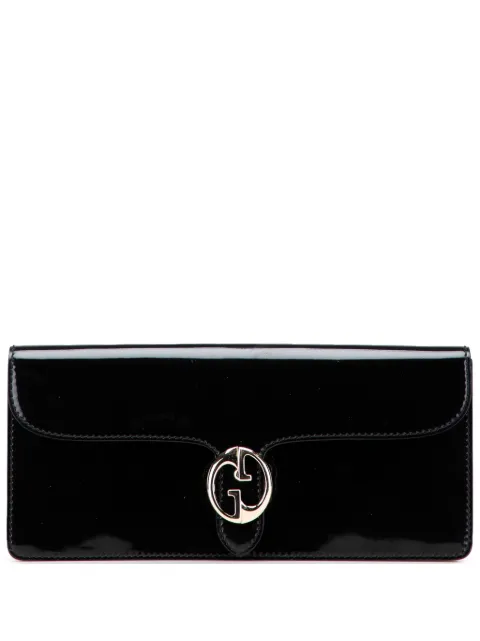 Gucci Pre-Owned 2000-2015 Patent 1973 clutch bag