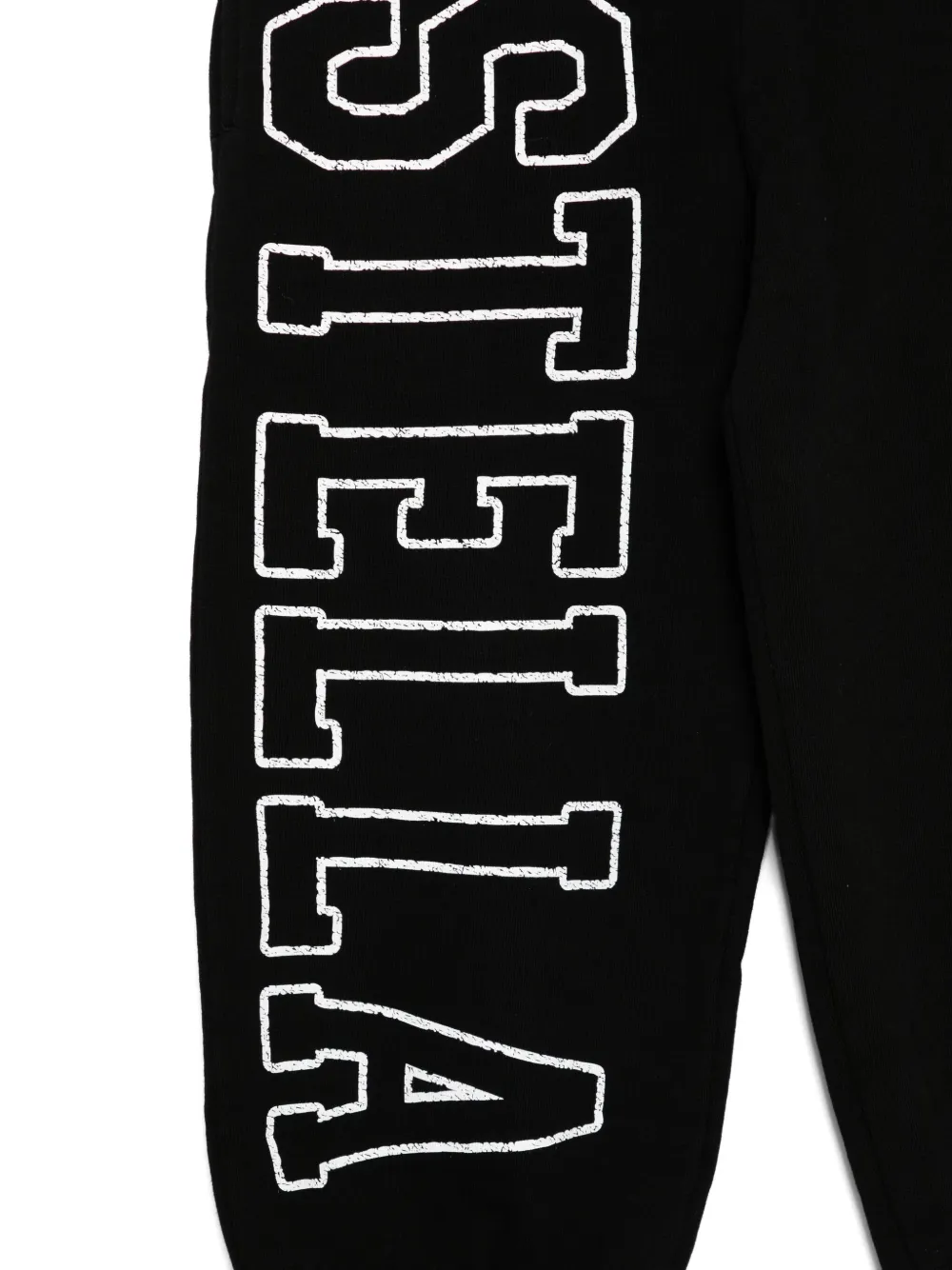 Stella McCartney Kids athletic-logo sweatpants Zwart